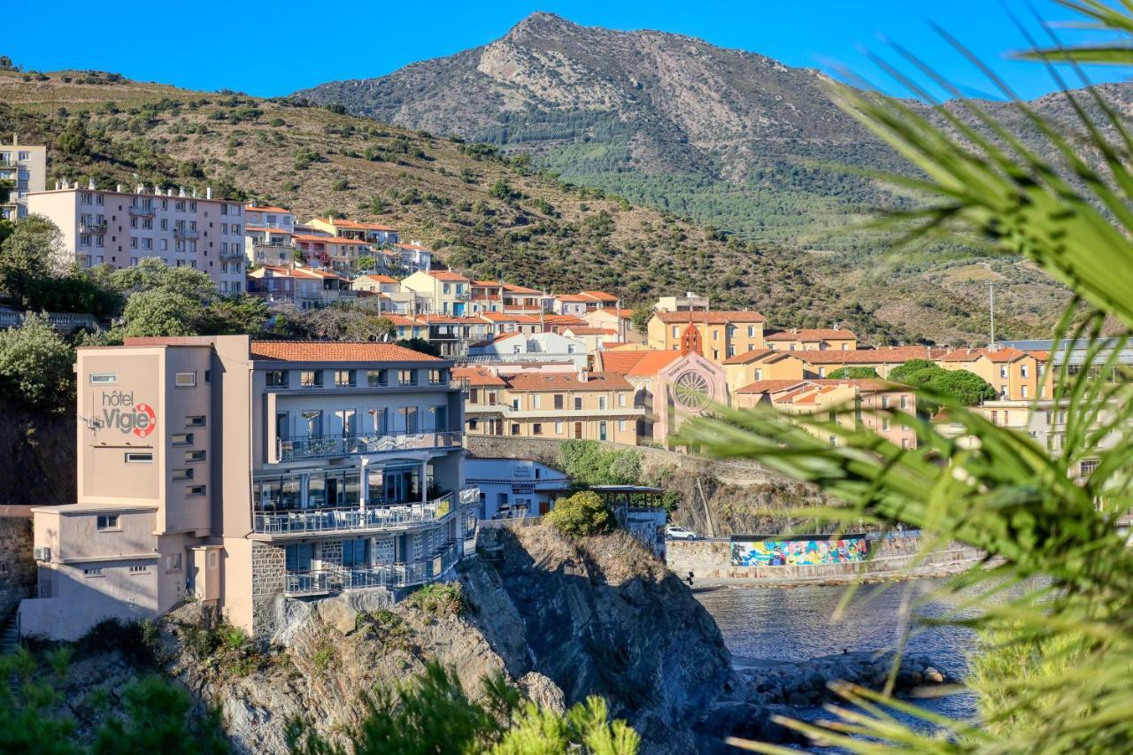 Hotel La Vigie - Face A La Mer Cerbère Exteriör bild